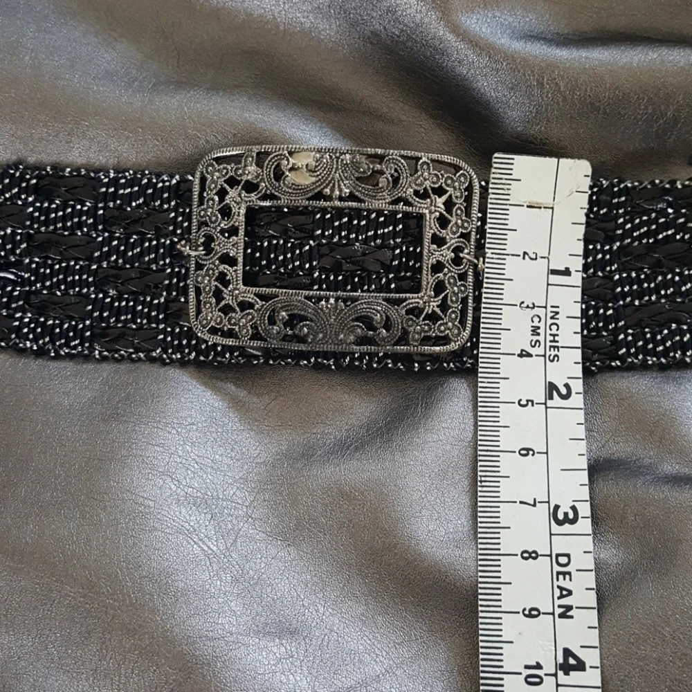 Vintage Buckle And Woven Bracelet